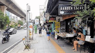 Bangkok Phaya Thai in the Morning  Airport Rail Link BTS Station is located 4K [upl. by Parks]