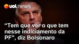 Bolsonaro critica Moraes após ser indiciado com exministros pela PF Assessoria bastante criativa [upl. by Eadahc]