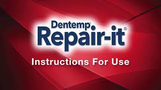 Dentemp Repairit Instructions For Repairing Dentures [upl. by Kano]