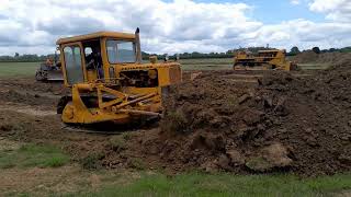 caterpillar vintage dozers cat link club muck shifting weekend sibbertoft 2024 [upl. by Abrahamsen450]