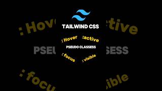 How to use Pseudo classes in tailwind CSS webdevelopment javascript programming css css3 short [upl. by Reeta984]