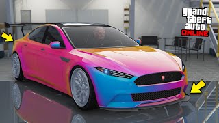 COIL RAIDEN Customization Tesla Model S  GTA 5 Online DLC Vehicle Customization [upl. by Duwalt911]