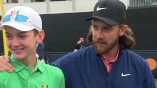 Rickie Fowler amp Tommy Fleetwood Surprise Drive Chip and Putt National Finalists [upl. by Diba]