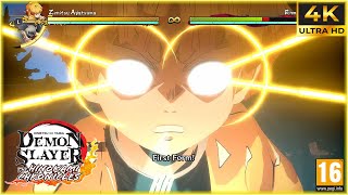 ZENITSU AGATSUMA  First Form Thunderclap and Flash Sixfold  All Skill and Ultimate Attack [upl. by Diskin969]