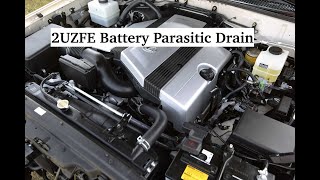 How To Find Battery Parasitic Drain On Lexus LXGX  Toyota Land Cruiser  Prado [upl. by Cyma]