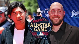 Shota Imanaga amp Garrett Crochet hit red carpet as Cubs amp Sox lone AllStars [upl. by Gillmore]