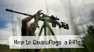 How to camouflage a rifle [upl. by Kimble]