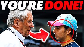 Helmut Markos HUGE ACUSATION on Sergio Perez After MENTAL PROBLEMS EXPOSED SHOCKING STATEMENT [upl. by Rramed]