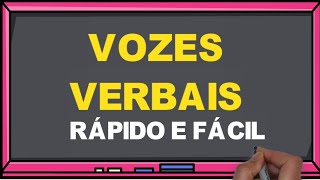 O que é VOZ ATIVA VOZ PASSIVA e VOZ REFLEXIVA Vozes Verbais  Rápido e fácil I Português Online [upl. by Hammerskjold]