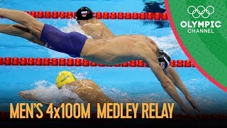 Michael Phelps Last Olympic Race  Swimming Mens 4x100m Medley Relay Final  Rio 2016 Replay [upl. by Claudius]