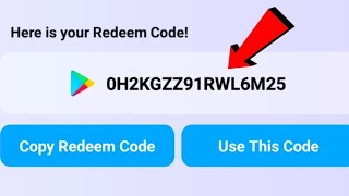 ₹250 Rs Free Redeem Code  Playstore Free Redeem Code Today  Free Redeem Code App 2024 [upl. by Nocaed]