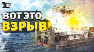 🔥ВОТ ЭТО ВЗРЫВ Дроны ВСУ атаковали россиян в Азовском море Крымский мост под угрозой [upl. by Leventhal688]