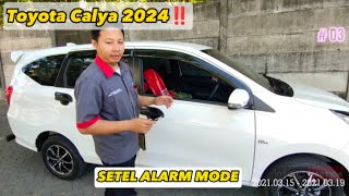 Setel alarm toyota calya 2024 terbaru‼️ [upl. by Aurore]