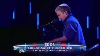 Edon Pinchot on Americas Got Talent  The SemiFinals [upl. by Lemmor]