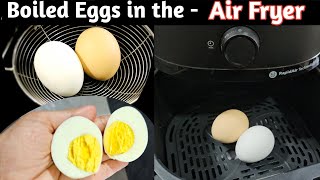 Trying Air Fryer Boiled Eggs  Hard Boiled Eggs In Air Fryer  Air Fryer Eggs [upl. by Keefe]