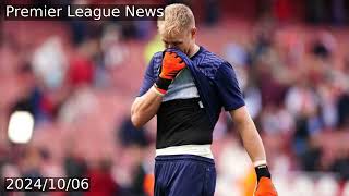 Aaron Ramsdale in tears on Arsenal pitch after goalkeeper made first return to Emirates [upl. by Anneirb347]