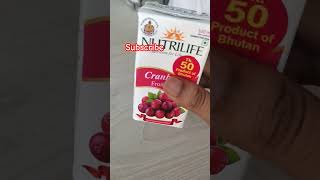 Nutrilife Cranberry juice bangladesh india bhutan original new subscribe youtube [upl. by Abbotsun874]