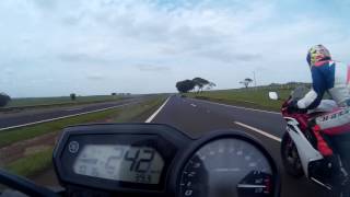 TOP SPEED XJ6 N 77cv Remapeada x CBR 600F 102cv [upl. by Cirenoj39]