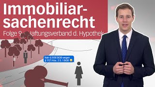 Hypothek 4 – Haftungsverband der Hypothek  Immobiliarsachenrecht  Folge 9 [upl. by Schuman]