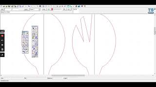 2D CAD work Techsoft Design V3 Cutlery project Part 2 [upl. by Samot]