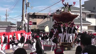 令和6年 鳳だんじり祭り 本宮 鳳パレード・ココカラファイン周回 14時頃まで 2024105 [upl. by Cohleen]