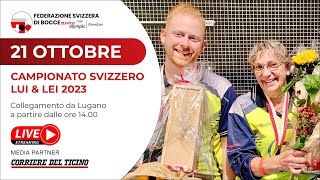 Campionato Svizzero Lui amp Lei 2023  Bocce  Lugano [upl. by Wiencke19]