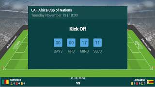 CAMEROON VS ZIMBABWE LIVE  2024 AFRICA CUP OF NATIONS TODAY LIVE  ZIMBABWE VS CAMEROON LIVE MATCH [upl. by Demodena880]