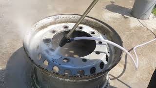 Mokro pjeskarenje alu felgi  Wet Sandblasting alloy rims Tutorial [upl. by Parke]