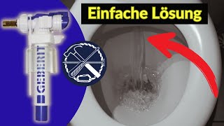 WC Spülung läuft ständig  einfache und schnelle Lösung [upl. by Tenahs]