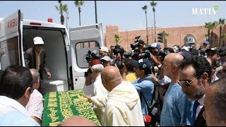 Feu Abdelkrim Ghallab inhumé au cimetière AchChohada à Rabat [upl. by Rot]