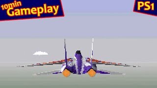 Ace Combat  PS1 Gameplay [upl. by Alfons]