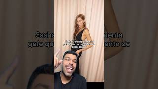 Sasha comenta gafe que fez no casamento de Lucas Rangel sashameneghel entrevista [upl. by Palermo835]