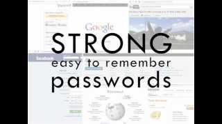 How to Create Strong Easy to Remember Passwords [upl. by Rayford]