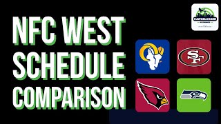 NFC West 2024 Schedule Conparison [upl. by Htide719]