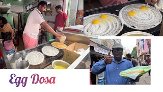 Double Egg Dosa At Hotel Trishul  Street Food Hyderabad  Anda Dosa [upl. by Berk853]