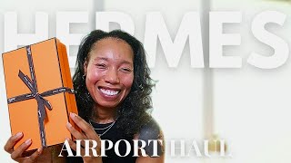 Hermes CDG Airport Haul  Chaine D’Ancre To Go Wallet amp Trompe lOeil Stole [upl. by Bueschel]