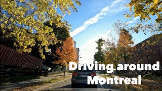 Driving in Montreal Exploring Côte des Neiges area Warning Constructions Everywhere 4K60FPS [upl. by Hoyt]