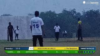 Live Cricket Match  The Retainers vs Rowdys  01Dec24 0219 PM 15 overs  USDC Global Corporate C [upl. by Ahtera]