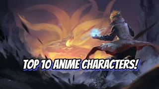 Top 10 Anime Characters of All Time  Top Decade topdecade top10 [upl. by Kirkpatrick909]