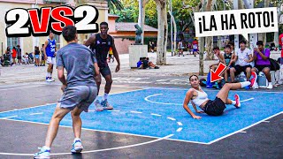 🏀 quotNO VALES PARA ESTOquot Tensión Jugando Baloncesto Callejero 2v2 [upl. by Assiran]