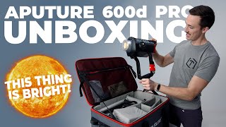 Aputure 600d Pro Unboxing amp First Impressions [upl. by Aissilem]