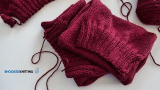 How to Knit a Cardigan Part Two [upl. by Rawden805]