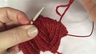 NinDesigns Tutorial Twisted and Broken 1x1 Ribbed Sewn Kitchener BindOff [upl. by Rolando]