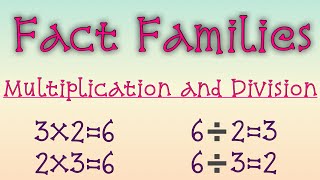 Fact family multiplication and division [upl. by Annahsal188]