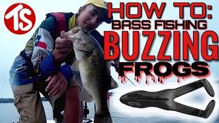 Bass fishing buzzing frogs How to Ribbit frogs [upl. by Spatola]