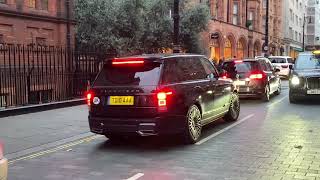 Range Rover Overfinch SVAutobiography in Mayfair its sick bro [upl. by Odie586]