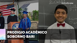 Soborno Isaac Bari Niño genio de 12 años entrará a la universidad [upl. by Resor]