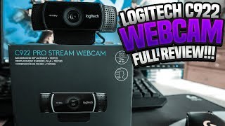 Logitech C922 Review  The Best Pro Webcam For Streaming  iPodKingCarter [upl. by Medora]