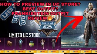 Limited UC Store  How to preview outfits  Best outfit in Limited Uc Store😍  BGMI  MXS TITAN [upl. by Etessil]