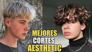 MEJORES CORTES AESTHETIC para CABELLO RIZADO y LISO  PEINADOS hombre 2021 [upl. by Glovsky544]